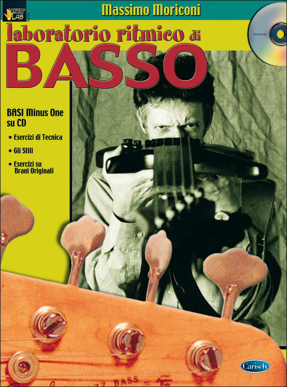 M. Moriconi: Laboratorio Ritmico di Basso + CD: Bass Guitar: Instrumental Tutor