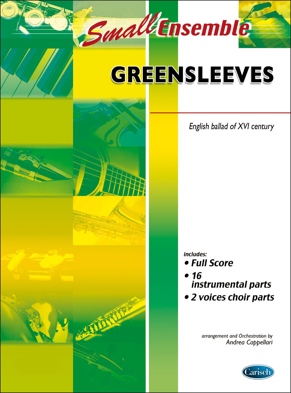 Andrea Cappellari: Greensleeves: Ensemble: Score and Parts