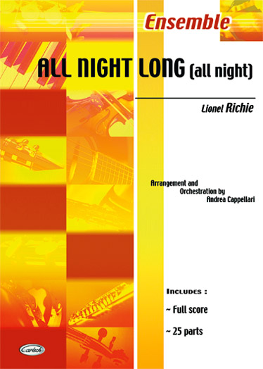 Lionel Richie: All Night Long (All Night): Ensemble: Score and Parts