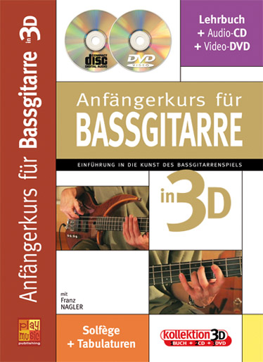 Franz Nagler: Anfngerkurs fr Bassgitarre in 3D: Bass Guitar: Instrumental