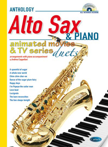 Andrea Cappellari: Animated Movies and TV Duets for Alto Sax & Piano: Alto