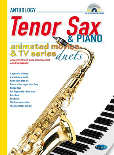 Andrea Cappellari: Animated Movies and TV Duets for Tenor Sax & Piano: Tenor