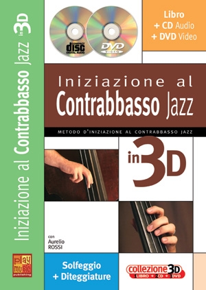 Rossi Aurelio Iniziazione Al Contrabbasso In 3D Double Bass Bk/Cd/Dvd