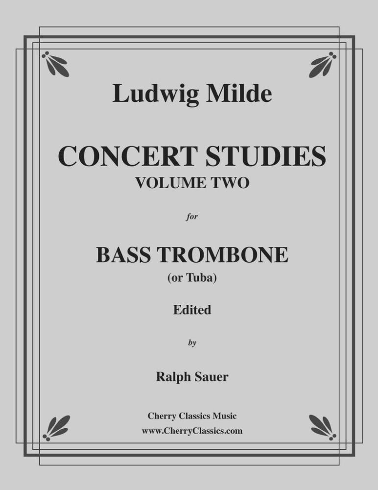 Ralph Sauer: Concert Studies Volume Two: Bass Trombone: Instrumental Album