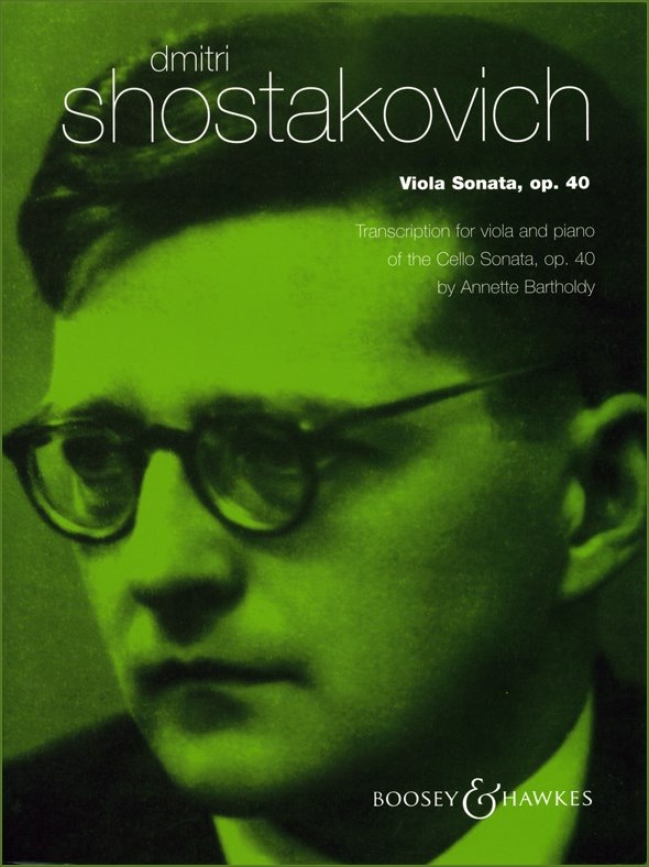 Dimitri Shostakovich: Sonate Op. 40: Viola: Score