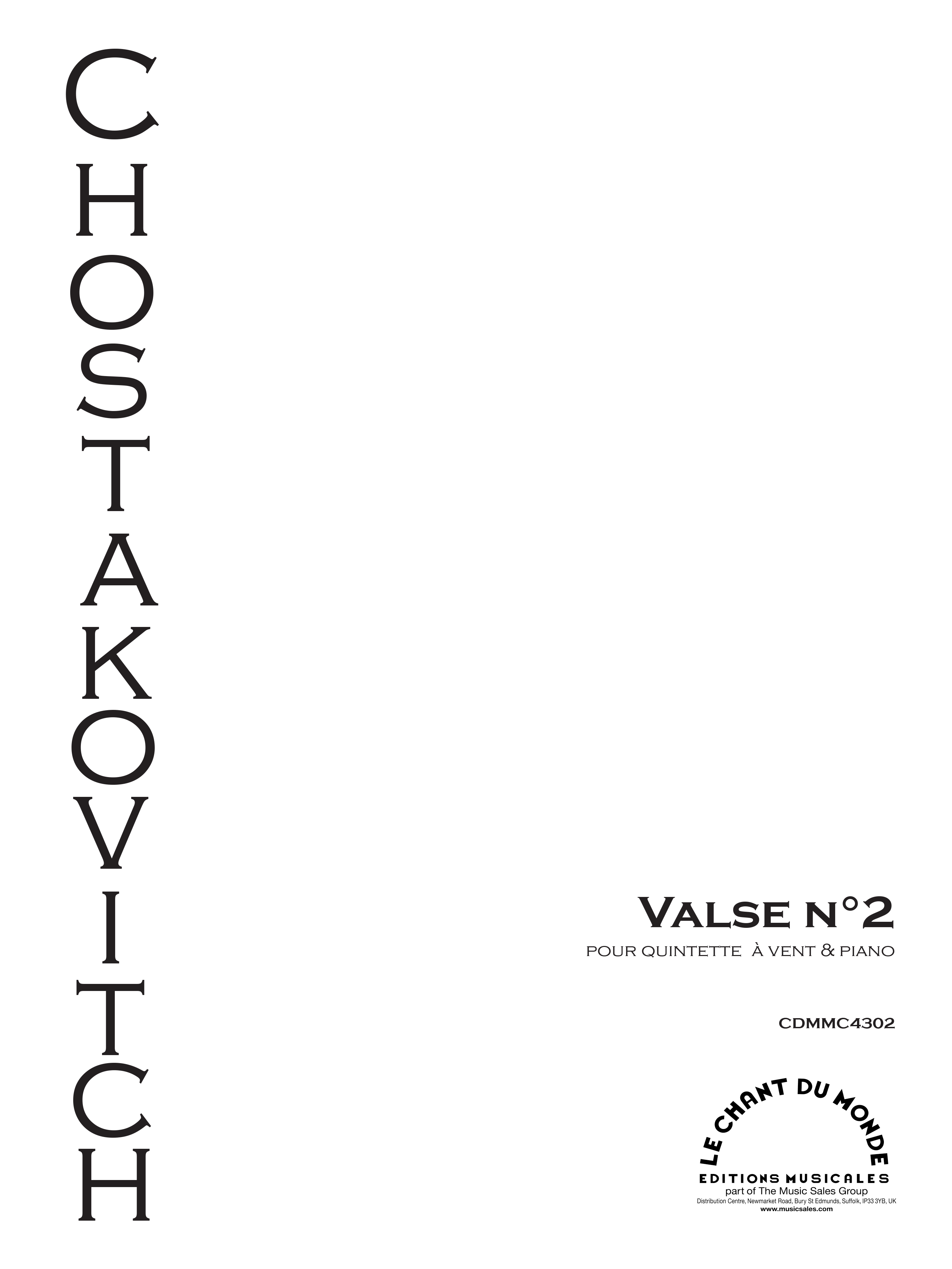 Dimitri Shostakovich: Valse No. 2: Wind Ensemble: Instrumental Work