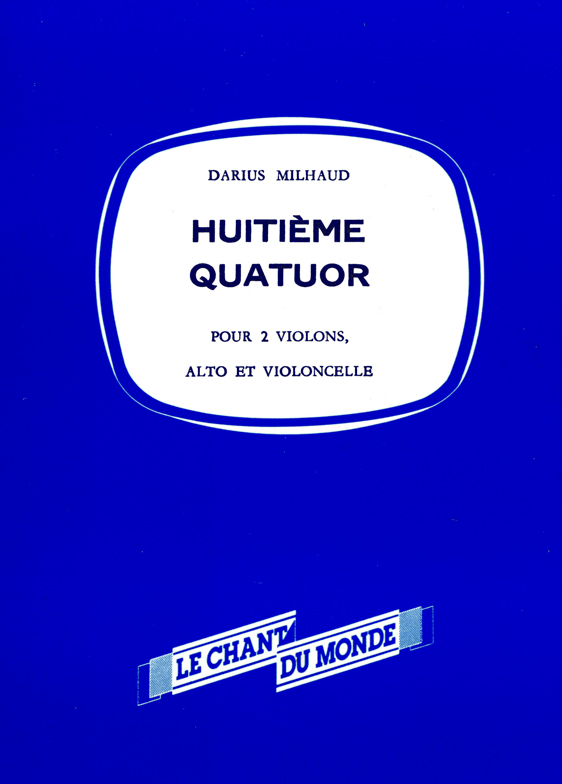 Darius Milhaud: Huitieme Quatuor A Cordes No. 8 (Miniature Score) - Sheet Music