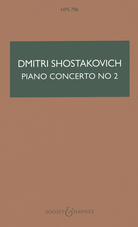 Dimitri Shostakovich: Concerto No. 2 Op. 102: Piano: Score
