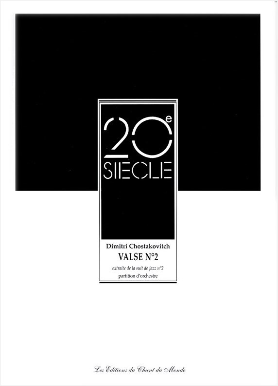 Dmitri Shostakovich: Valse No. 2. Sheet Music for Orchestra