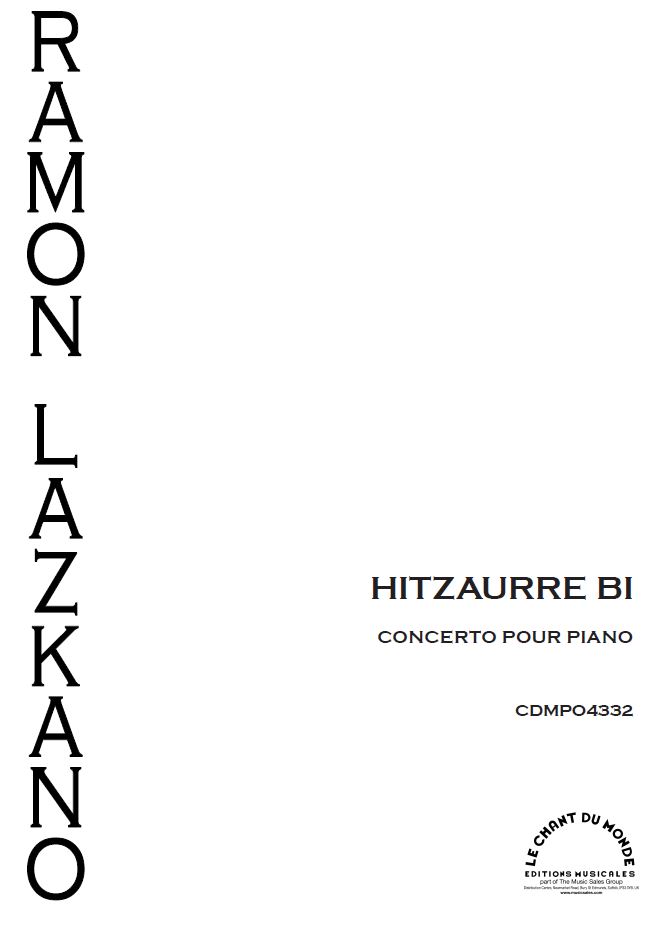 Ramon Lazkano: Hitzaurre Bi - pour piano et orchestre: Piano: Score