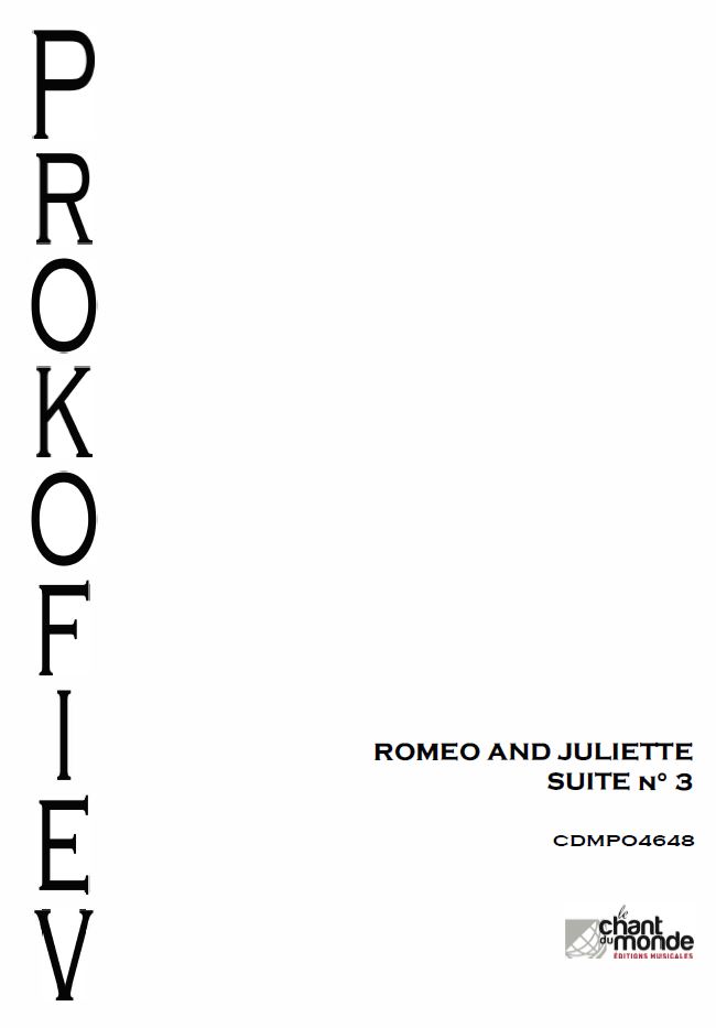 Sergei Prokofiev: Romo Et Juliette: Orchestra: Study Score