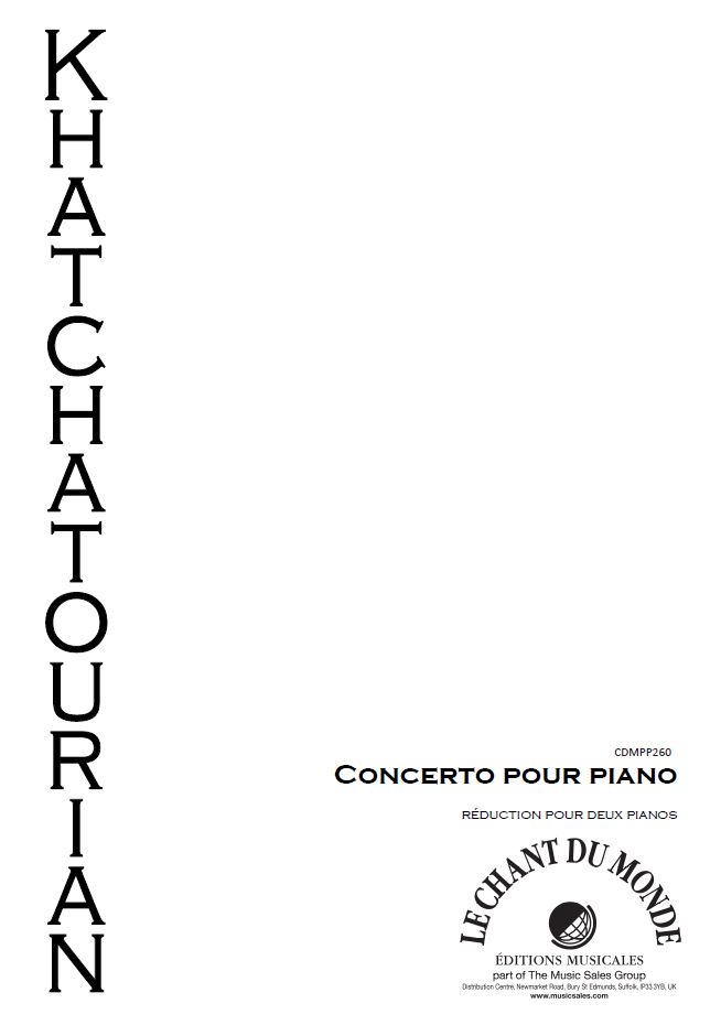 Aram Il'yich Khachaturian: Concerto Pour Piano Et Orchestre: Piano Duet: