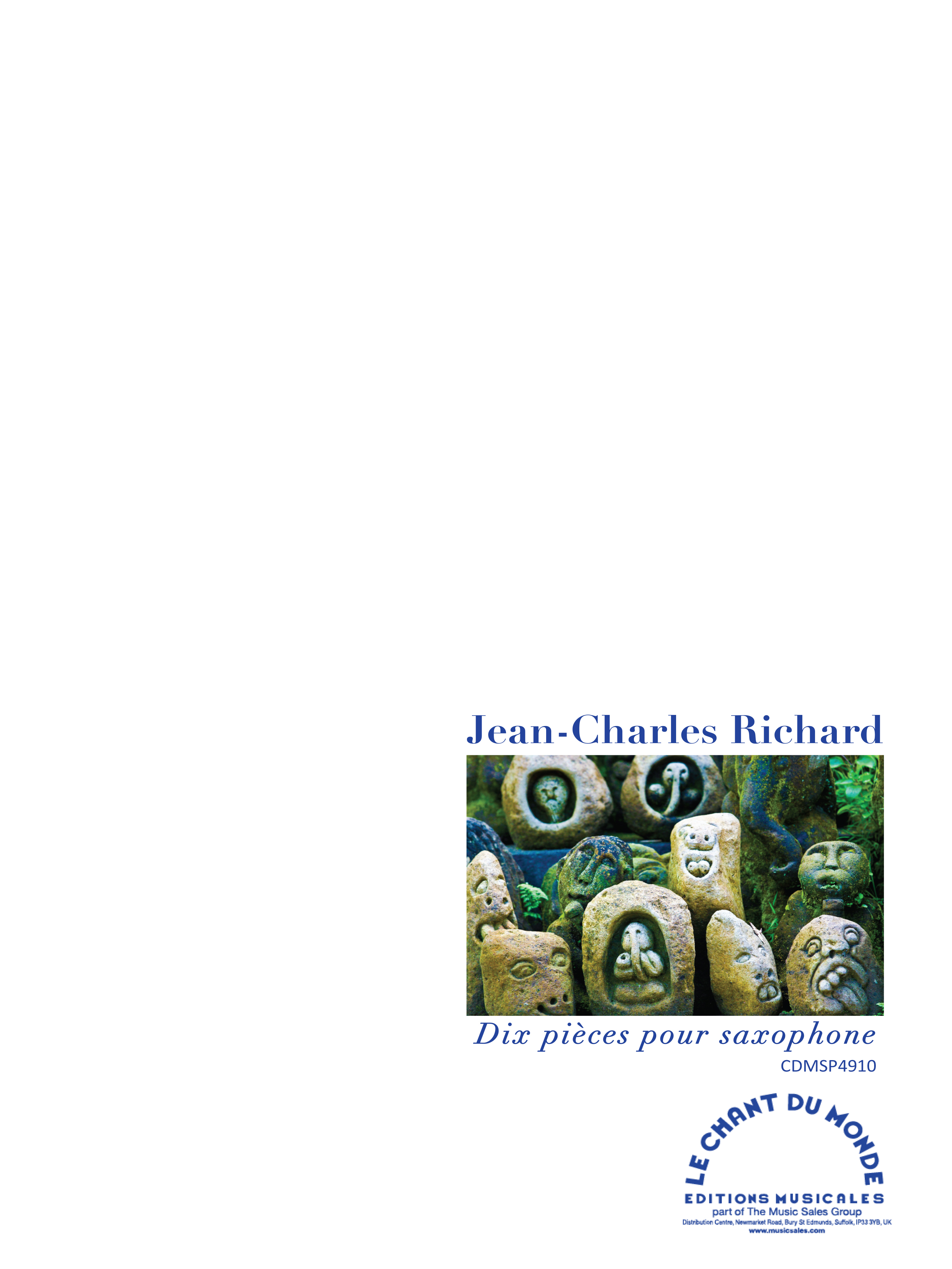 Jean-Charles Richard: Dix pices pour saxophone: Saxophone: Instrumental Work
