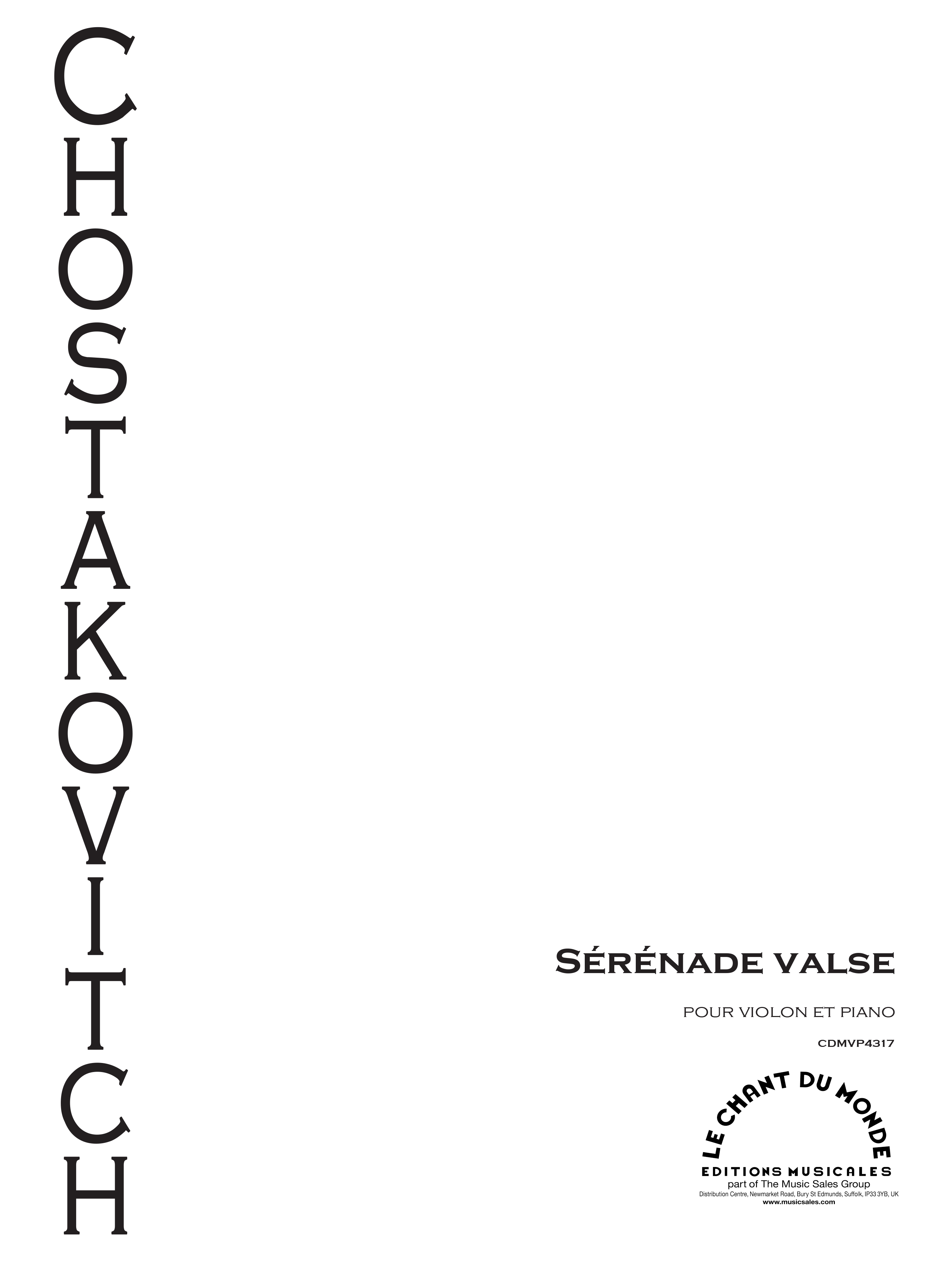 Dimitri Shostakovich: Valse No. 2: Violin: Instrumental Work