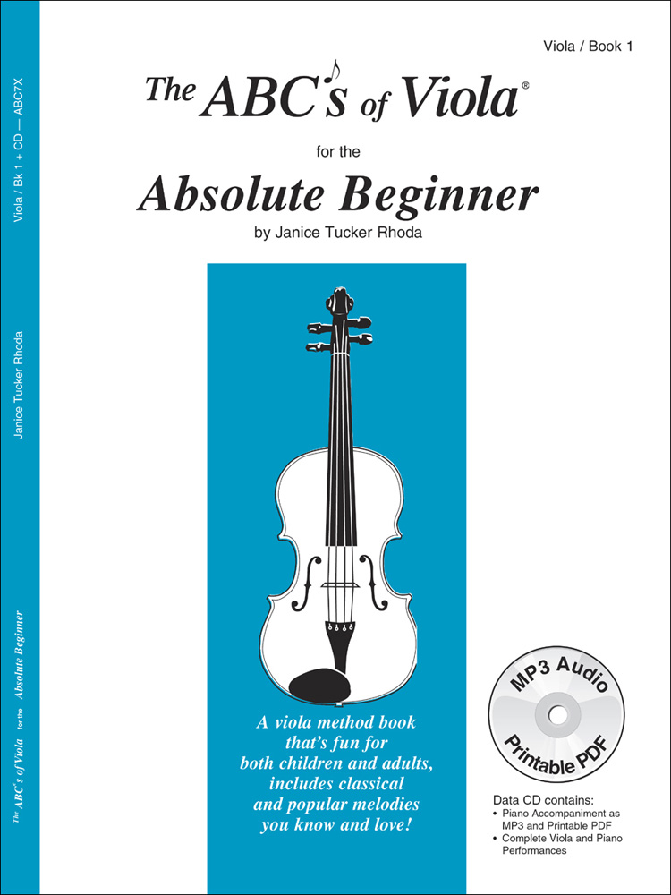 Janice Tucker Rhoda: The Abc's Of Viola For The Absolute Beginner  Bk 1: Viola: