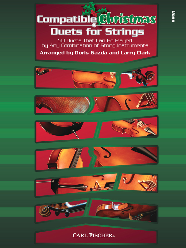 Compatible Christmas Duets for Strings: Double Bass: Mixed Songbook