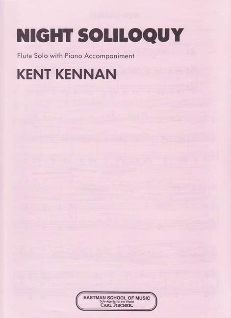 Kent Kennan: Night Soliloquy: Flute: Instrumental Work