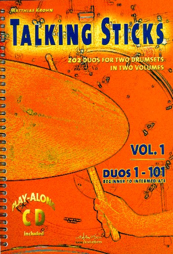 Matthias Krohn: Talking Sticks vol. 1 for 2 Drumsets: Drum Kit: Instrumental