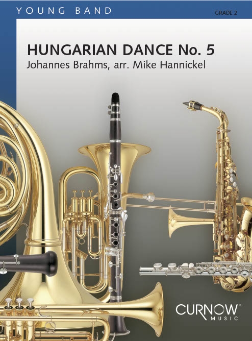 Johannes Brahms: Hungarian Dance No. 5: Concert Band: Score & Parts