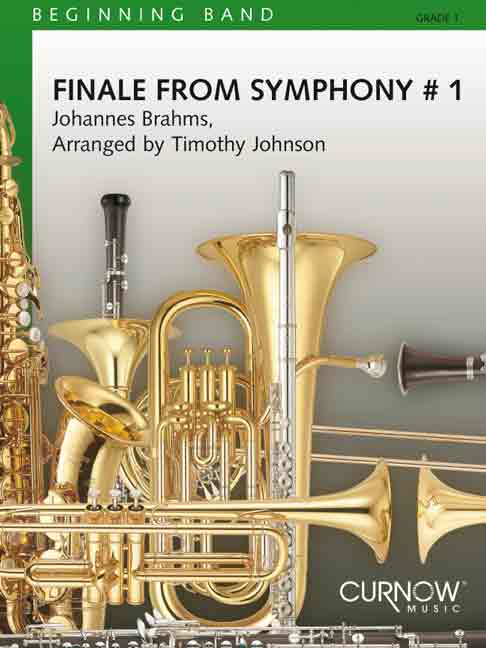 Johannes Brahms: Finale from Symphony No. 1: Concert Band: Score & Parts