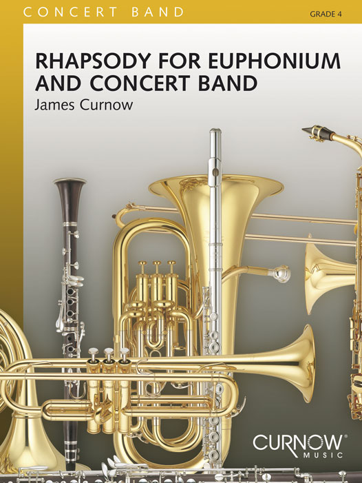James Curnow: Rhapsody for Euphonium: Concert Band: Score