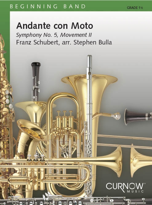 Franz Schubert: Andante con Moto: Concert Band: Score & Parts