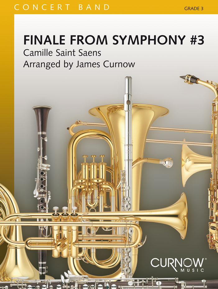 Camille Saint-Saëns: Finale from Symphony #3: Concert Band: Score