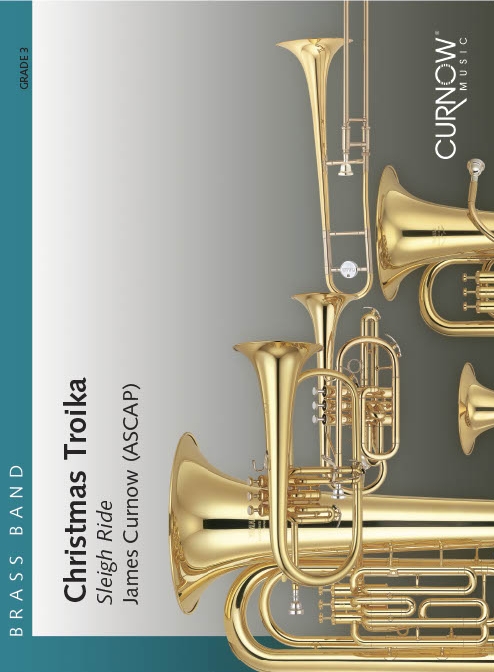 James Curnow: Christmas Troika: Brass Band: Score & Parts