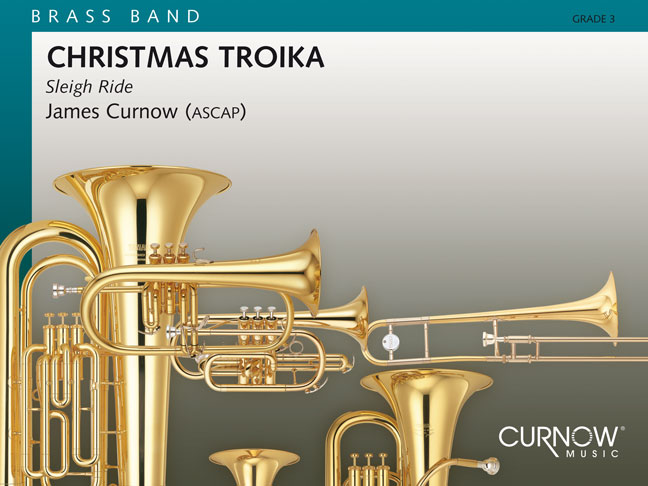 James Curnow: Christmas Troika: Brass Band: Score