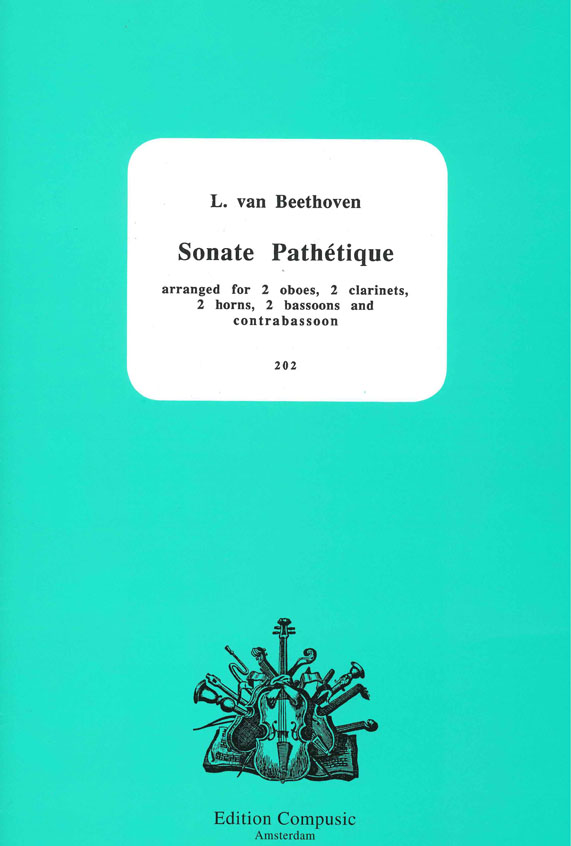 Ludwig van Beethoven: Sonate Pathetique: Wind Ensemble: Score & Parts