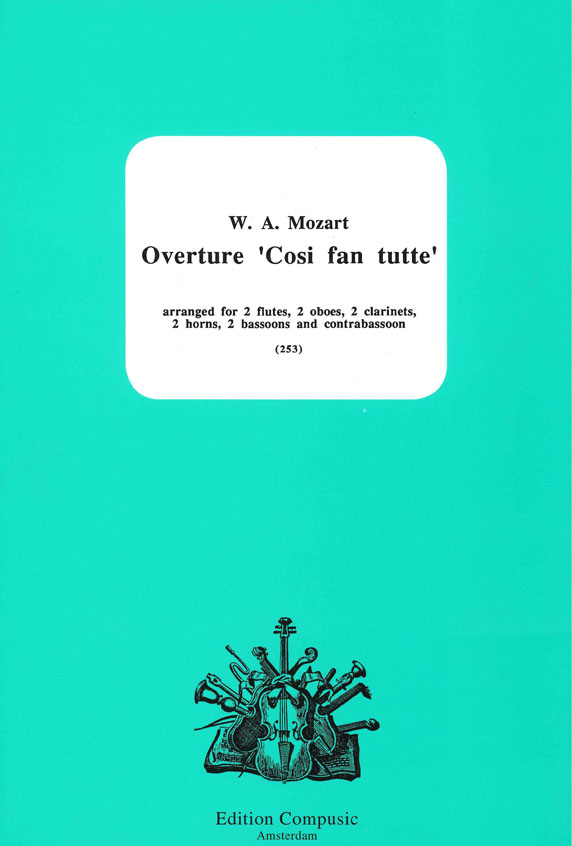 Wolfgang Amadeus Mozart: Cosi Fan Tutte (Ouverture): Wind Ensemble: Score &