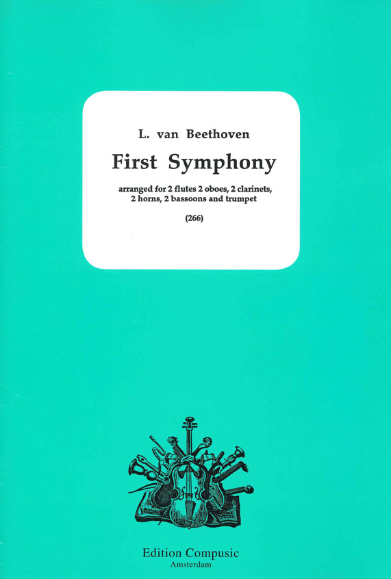 Ludwig van Beethoven: Symphonie 01: Wind Ensemble: Score & Parts