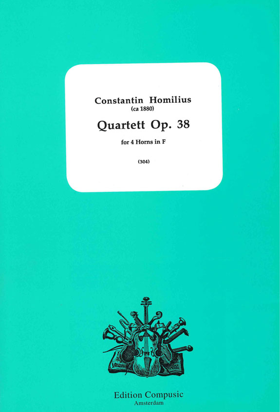 C. Homilius: Quartett Op. 38: Horn Ensemble: Score & Parts