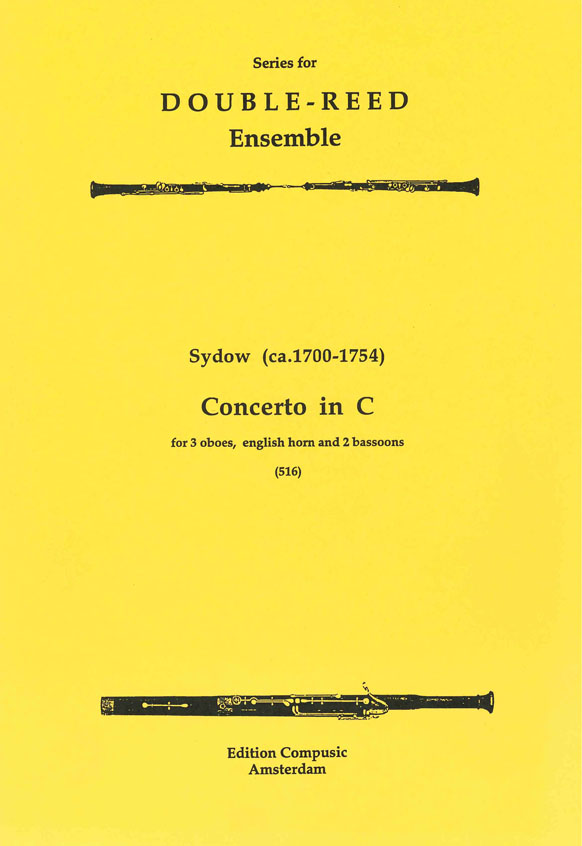 Sydow: Concerto In C: Wind Ensemble: Score & Parts