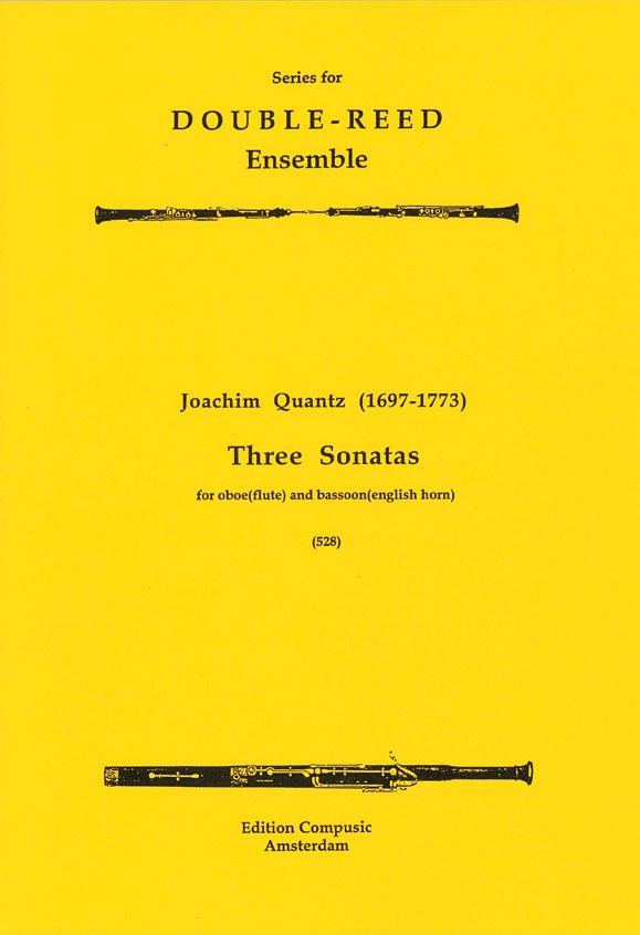 Johann Joachim Quantz: 3 Sonatas: Oboe & Bassoon: Instrumental Album