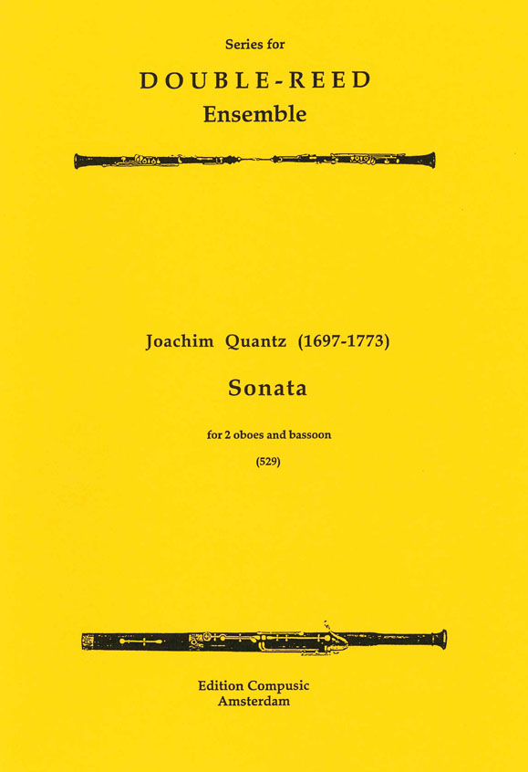 Johann Joachim Quantz: Sonata: Oboe & Bassoon: Score & Parts