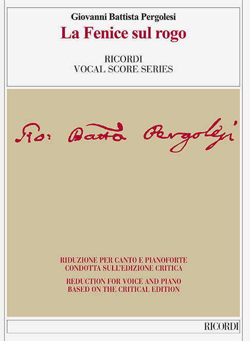 Giovanni Battista Pergolesi: La Fenice sul rogo: Voice