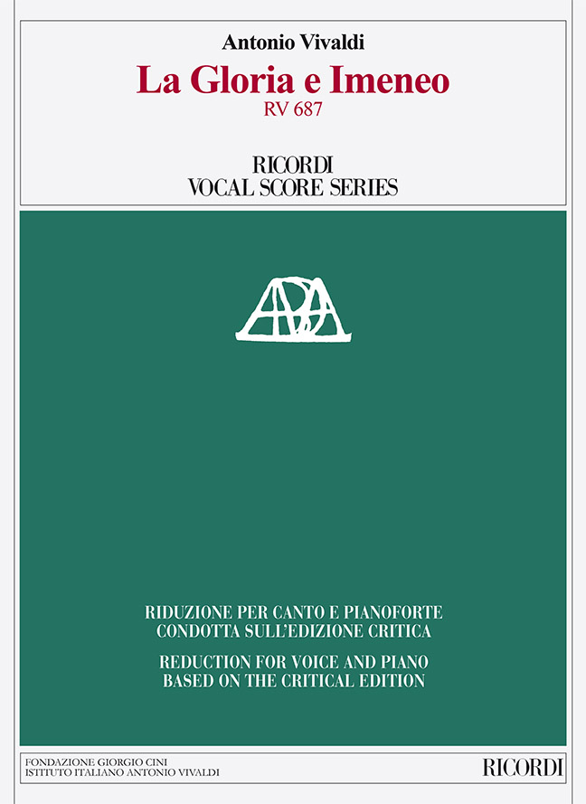 Antonio Vivaldi: La Gloria E Imeneo RV 687: Voice: Vocal Score