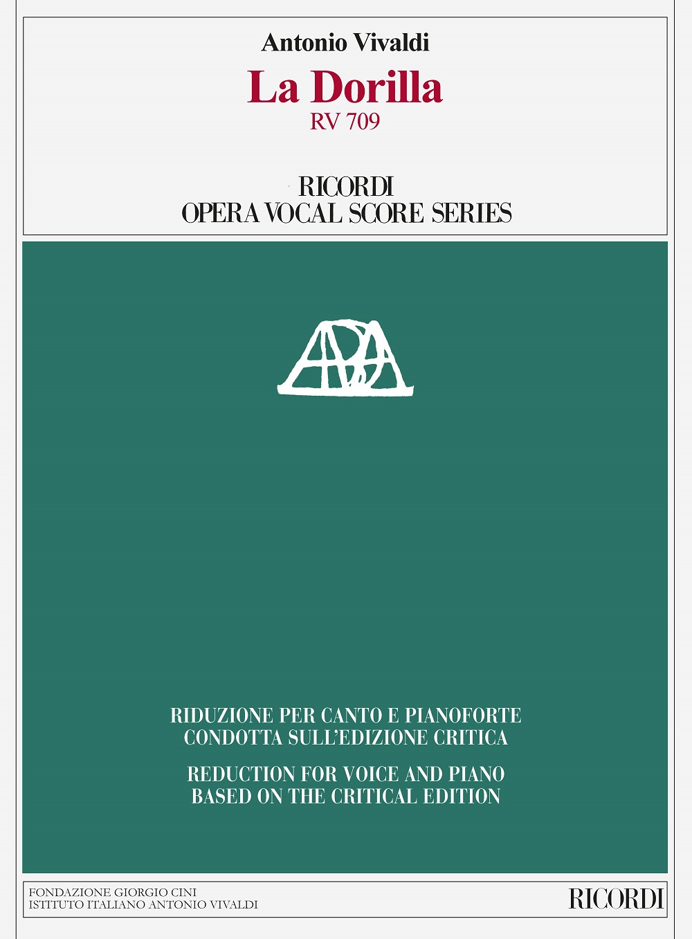 Antonio Vivaldi: La Dorilla RV 709: Vocal: Vocal Score