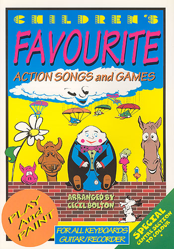 Children's Favourite Action Songs And Games: Piano  Vocal  Guitar: Vocal Album