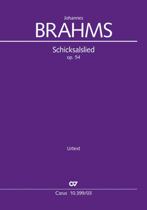 Johannes Brahms: Schicksalslied: SATB: Vocal Score