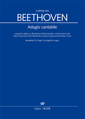 Ludwig van Beethoven: Adagio Cantabile: Organ: Instrumental Work