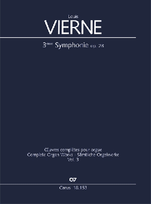 Louis Vierne: Symphonie Nr. 3 in fis: Score