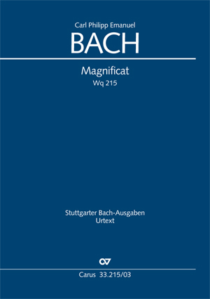 Carl Philipp Emanuel Bach: Magnificat WTQ215: Mixed Choir: Vocal Score