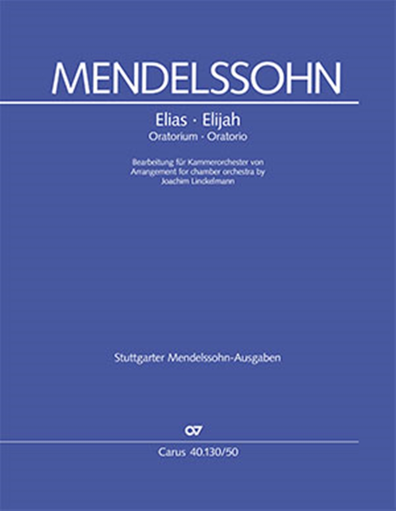 Felix Mendelssohn Bartholdy: Elias Op. 70: Chamber Ensemble: Score