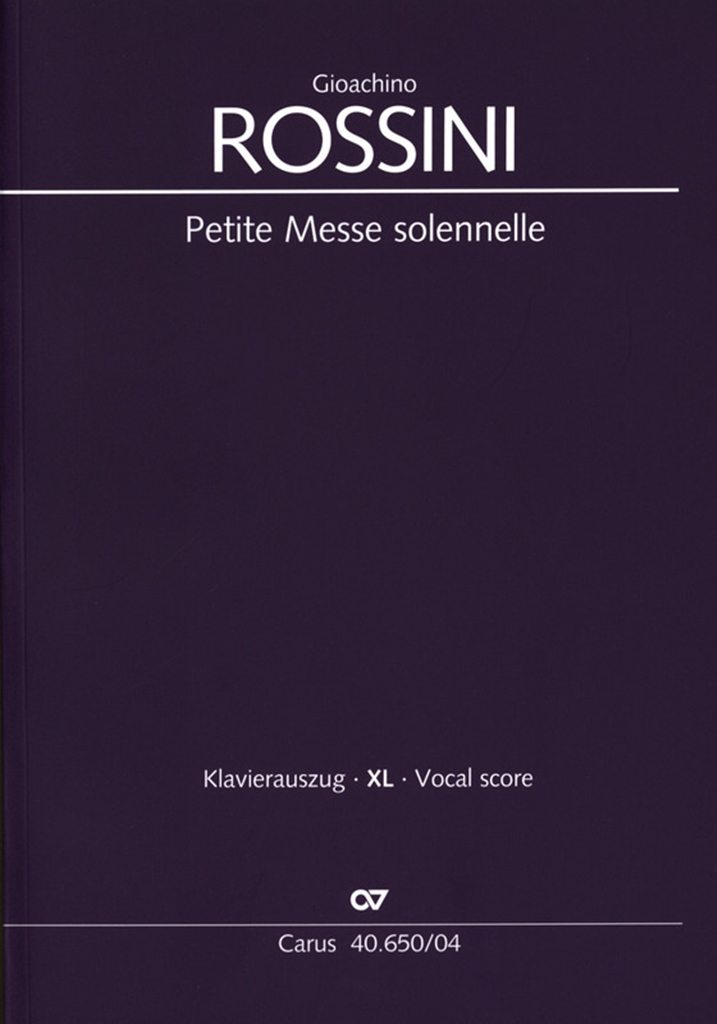 Gioachino Rossini: Petite Messe Solennelle: Mixed Choir: Score