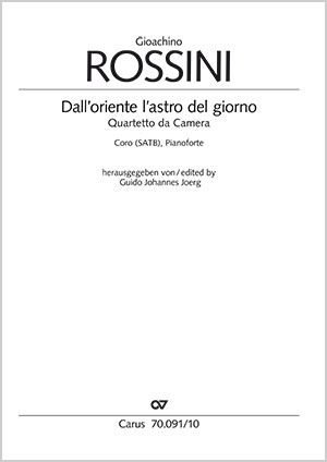 Gioachino Rossini: Dall'oriente: SATB: Vocal Score