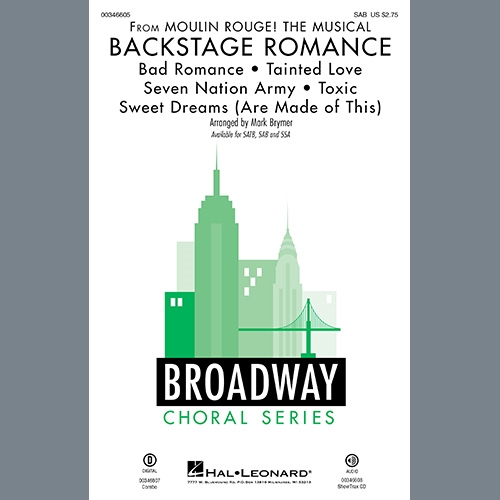 Backstage Romance: SAB: Choral Score-Digital