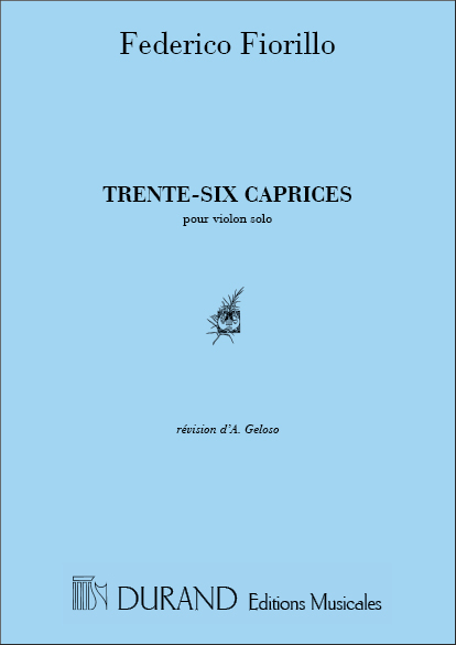 Federigo Fiorillo: Trente-six Caprices: Violin