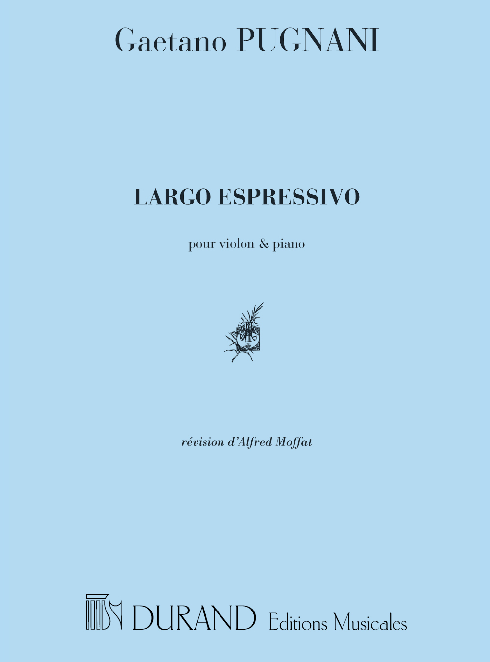 Gaetano Pugnani: Largo Espressivo  Pour Violon Et Piano: Violin
